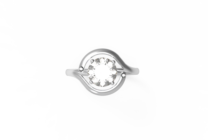 Trip Diamond Engagement Ring | Dearest
