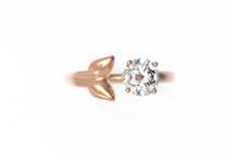 Load image into Gallery viewer, Dolphin Diamond Engagement Ring | Dearest