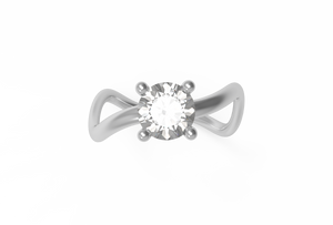 Eternity Diamond Engagement Ring | Dearest