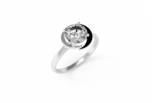 Load image into Gallery viewer, Moon Diamond Engagement Ring | Dearest