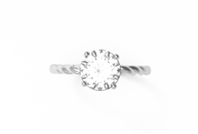 Load image into Gallery viewer, Rope Diamond Engagement Ring | Dearest