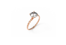 Load image into Gallery viewer, Rope Diamond Engagement Ring | Dearest