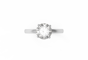 Solitaire Diamond Engagement Ring | Dearest