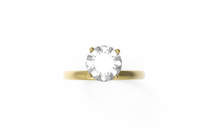Sunrise Diamond Engagement Ring | Dearest