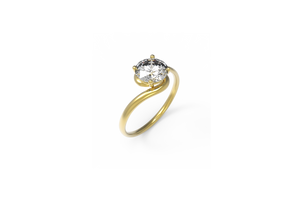Svelte Diamond Engagement Ring | Dearest