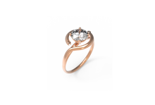 Load image into Gallery viewer, Trip Diamond Engagement Ring | Dearest