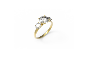 Trois Diamond Engagement Ring | Dearest