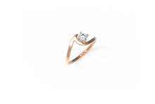 Load image into Gallery viewer, Wave Diamond Engagement Ring | Dearest